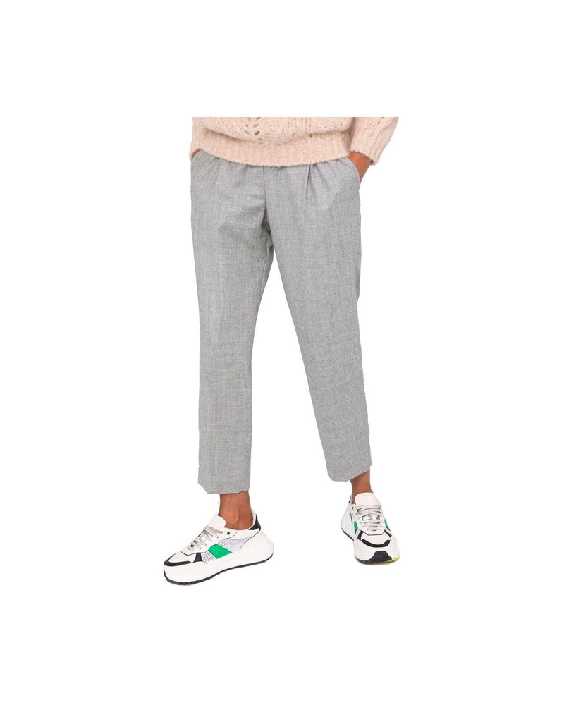 Brunello Cucinelli Gray Polyamide Cropped Pant Glam Steals