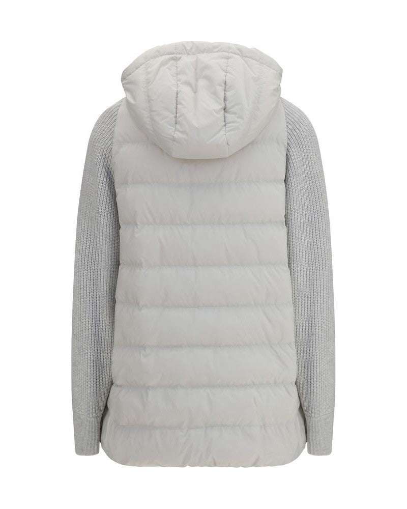 Brunello Cucinelli Gray Polyamide Jacket Glam Steals