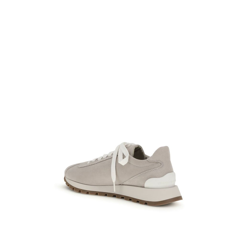 Brunello Cucinelli Gray Rubber Platform Sneakers Glam Steals