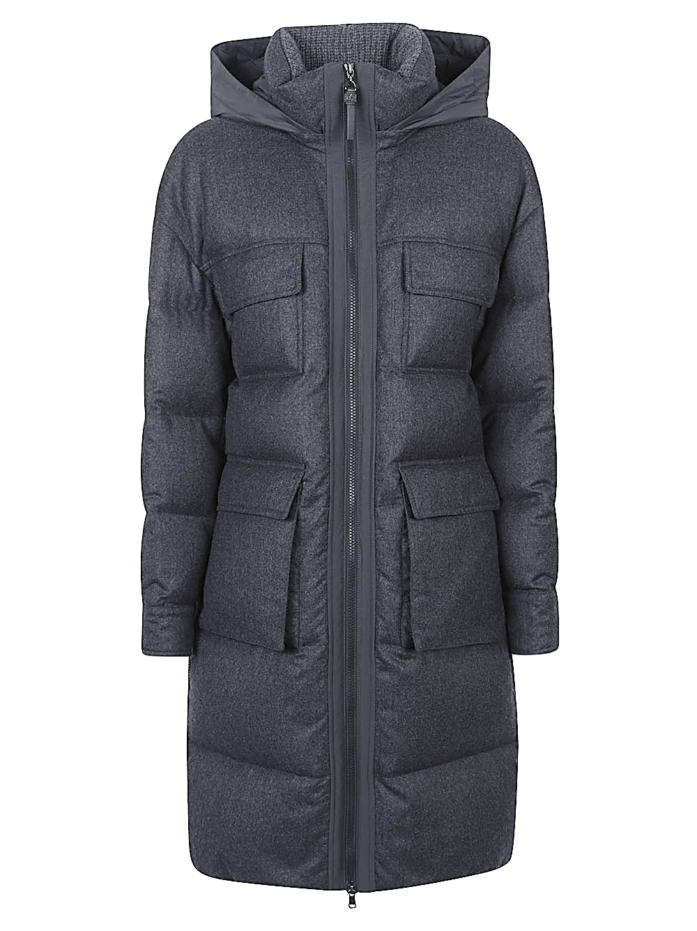 Brunello Cucinelli Grey Coat Glam Steals