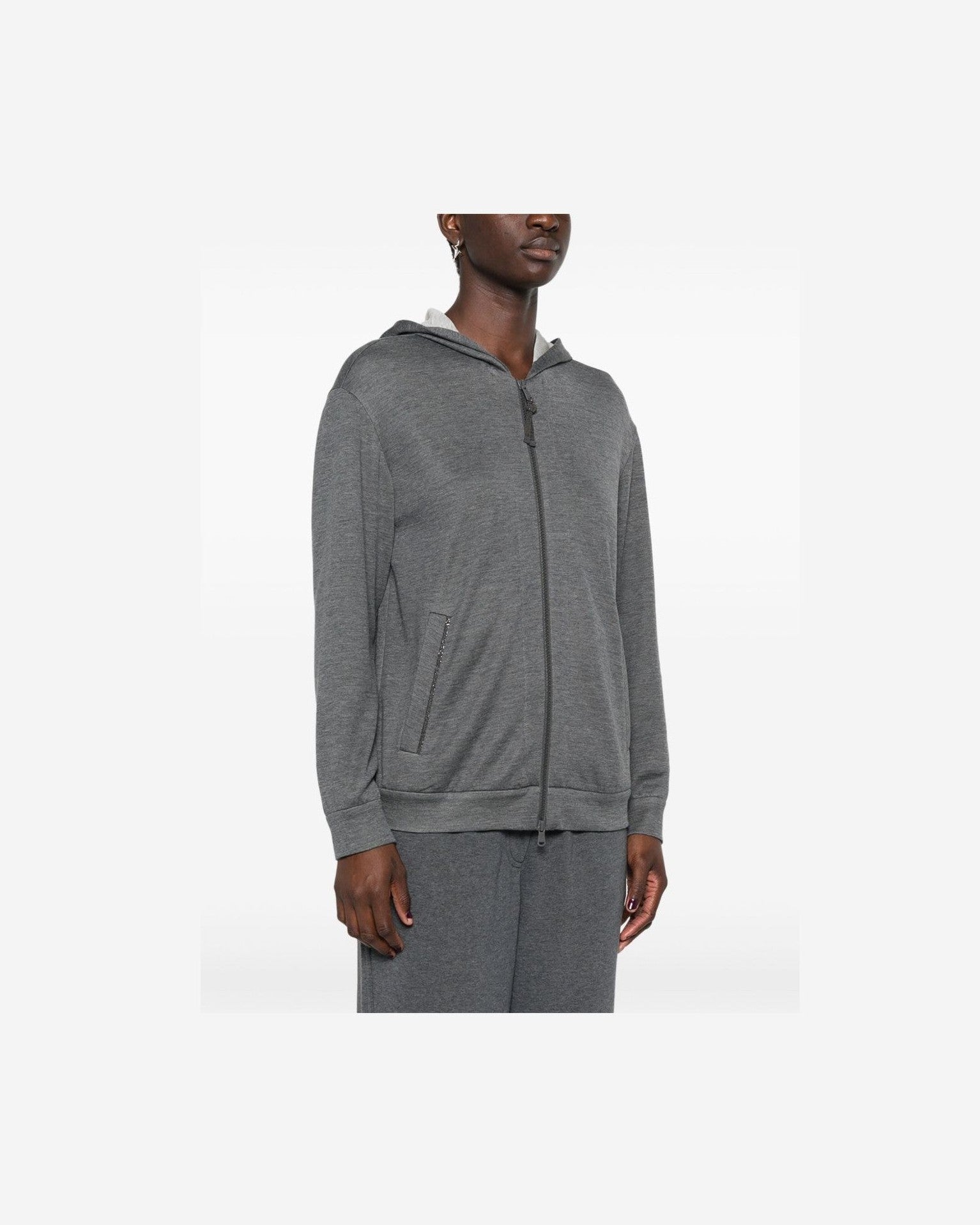 Brunello Cucinelli Grey Sweater Glam Steals