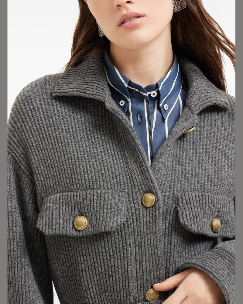 Brunello Cucinelli Grey Sweater Glam Steals