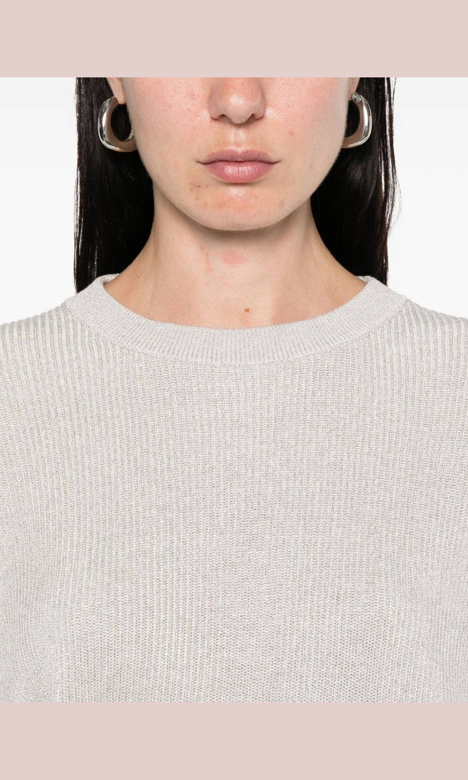 Brunello Cucinelli Grey Sweater Glam Steals