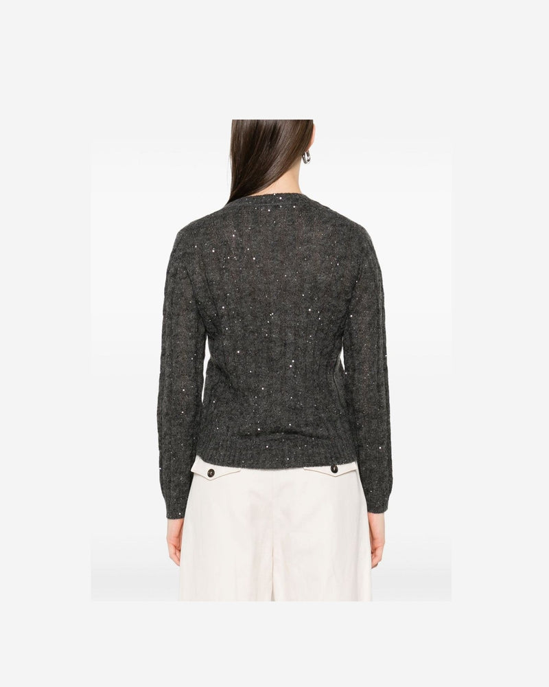 Brunello Cucinelli Grey Sweater Glam Steals