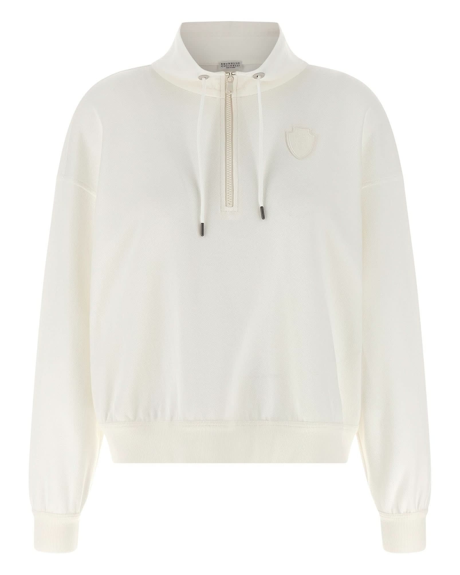 Brunello Cucinelli Heraldic Coat Of Arms Sweatshirt Glam Steals