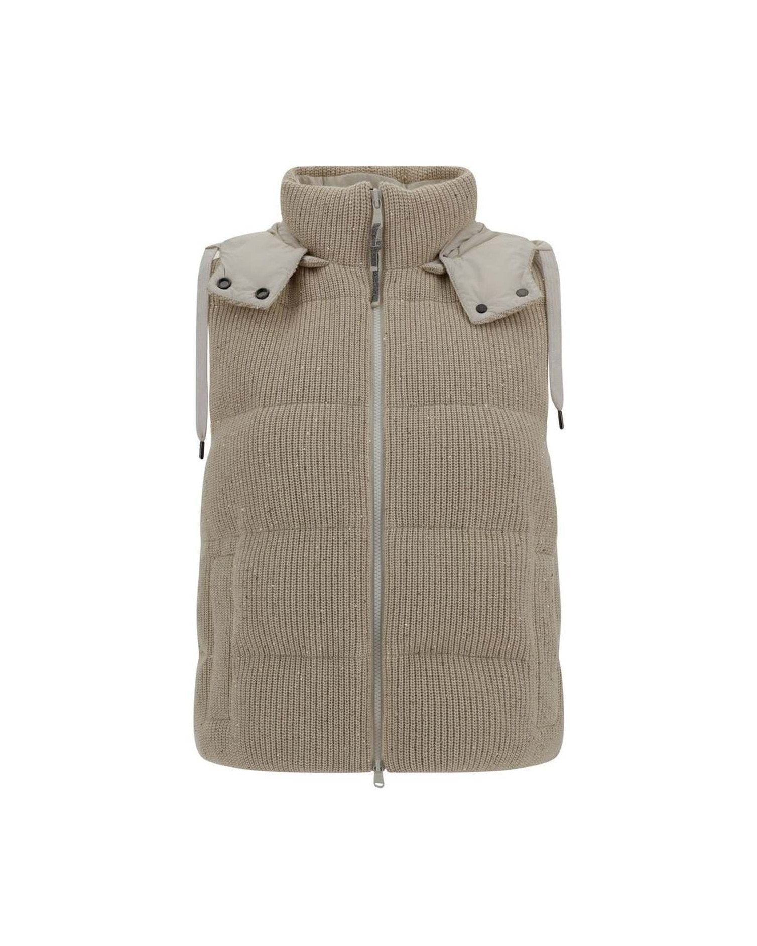 Brunello Cucinelli Hooded Down Vest Glam Steals