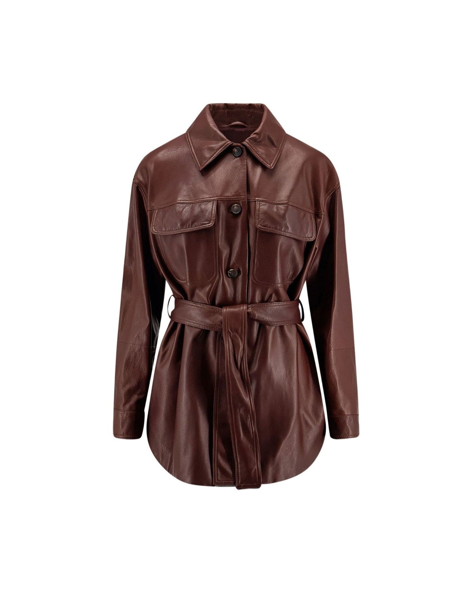 Brunello Cucinelli Jacket Bordeaux Glam Steals
