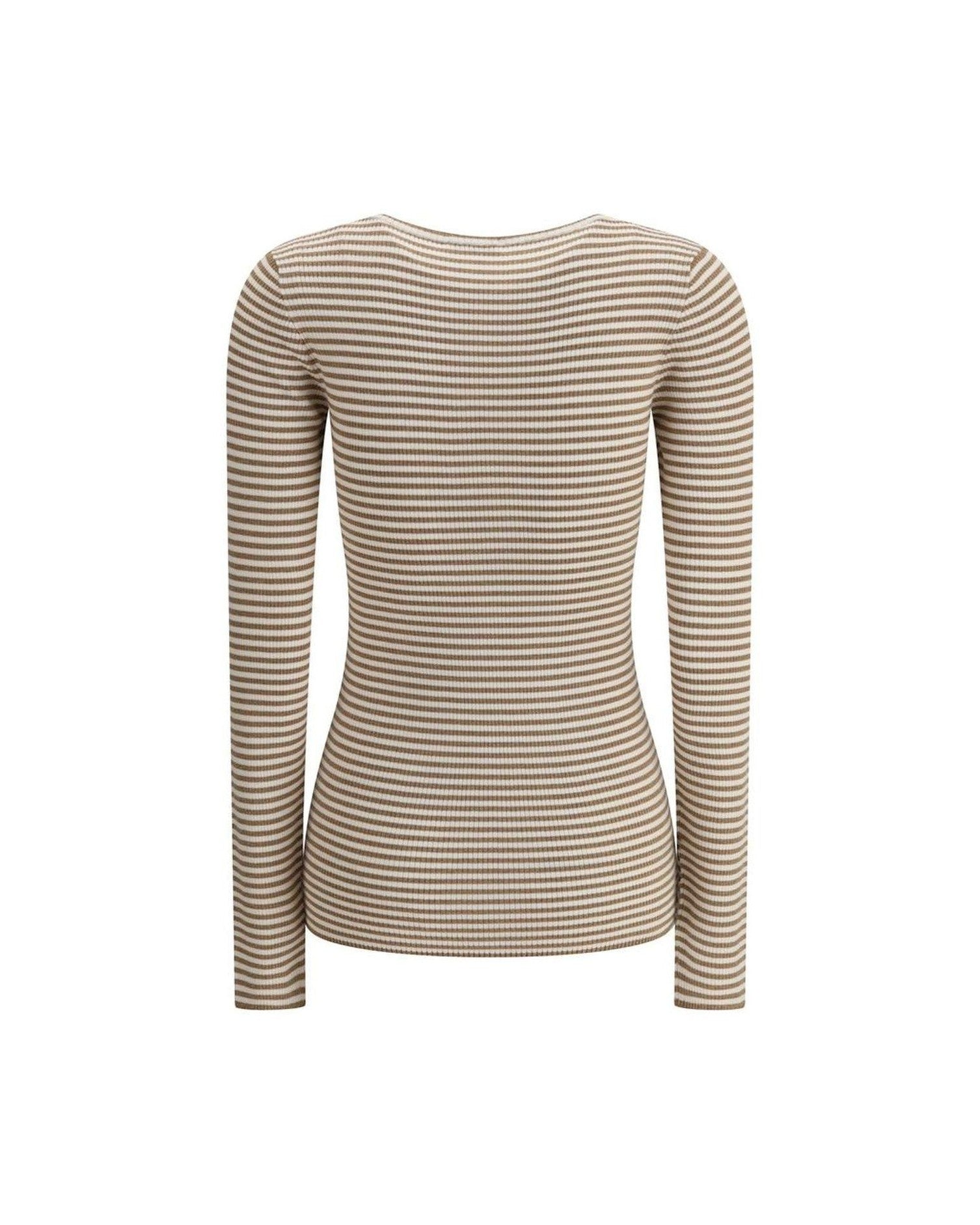 Brunello Cucinelli Jersey Cashmere Long Sleeve Glam Steals