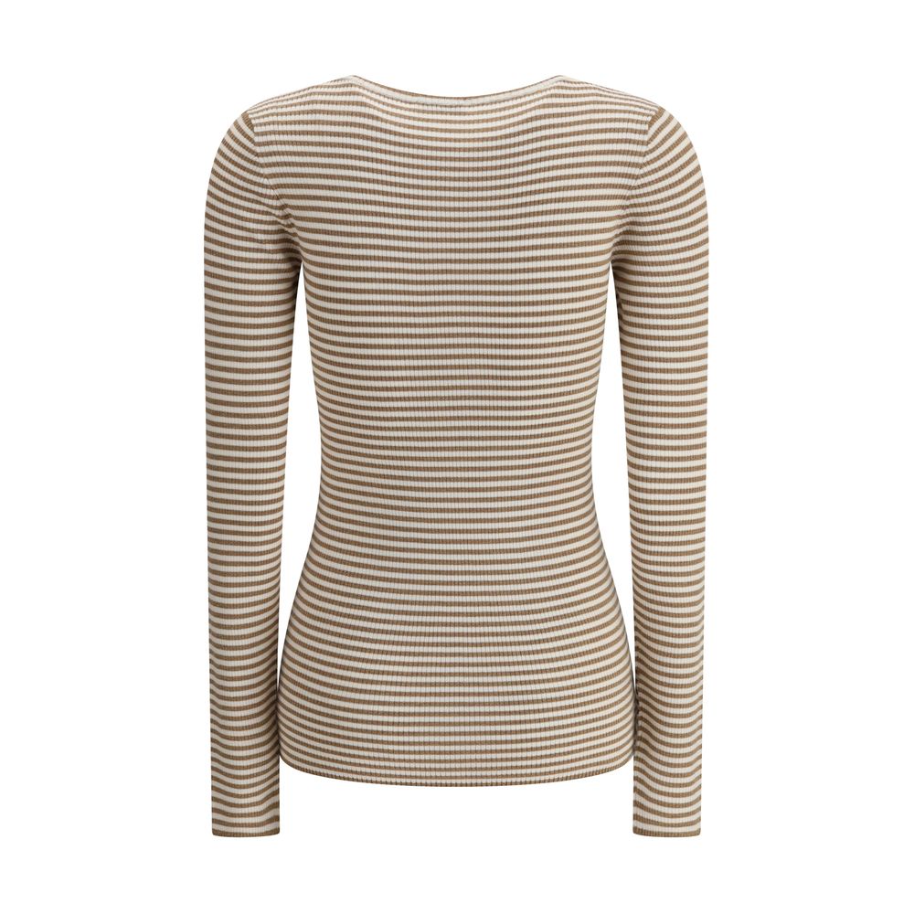 Brunello Cucinelli Jersey Cashmere Long Sleeve Glam Steals