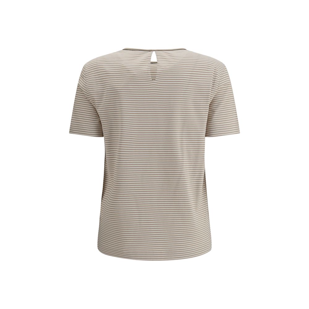 Brunello Cucinelli Jersey Striped T-shirt Glam Steals