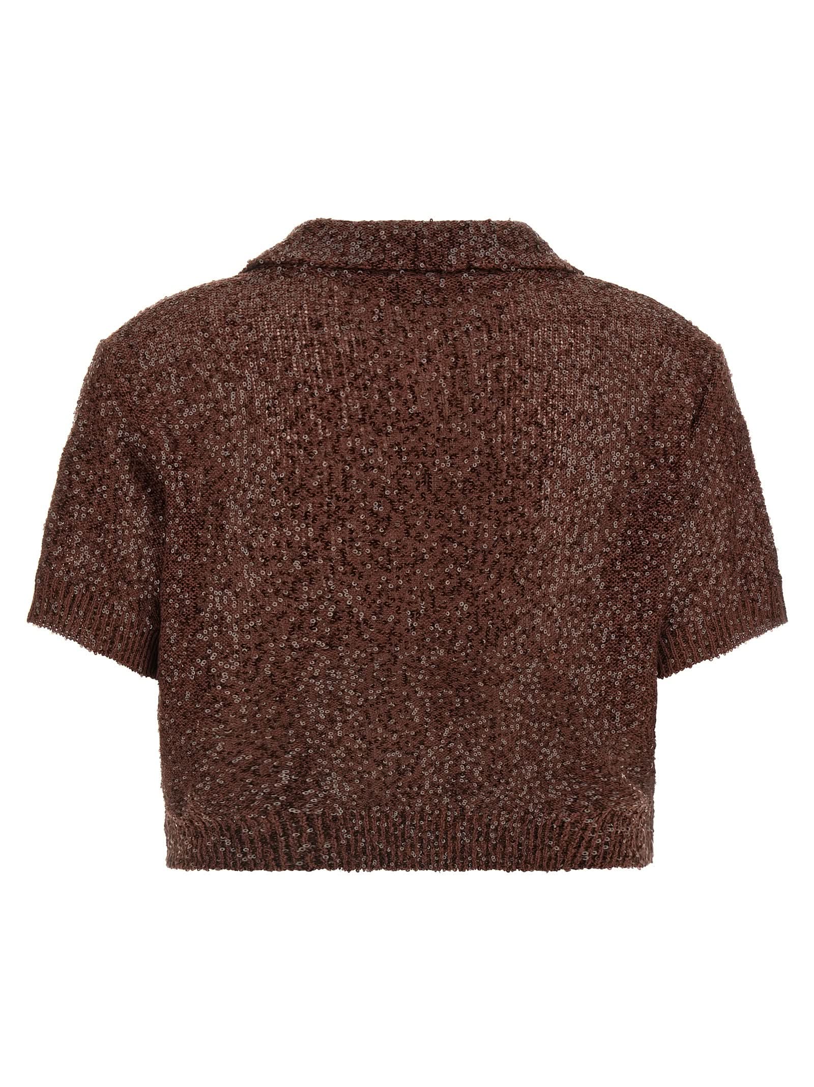 Brunello Cucinelli Knitted Polo Shirt Glam Steals