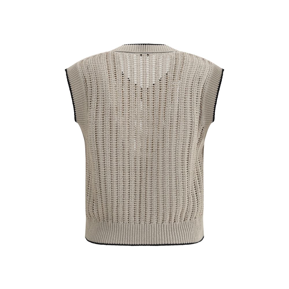 Brunello Cucinelli Knitted Vest Glam Steals