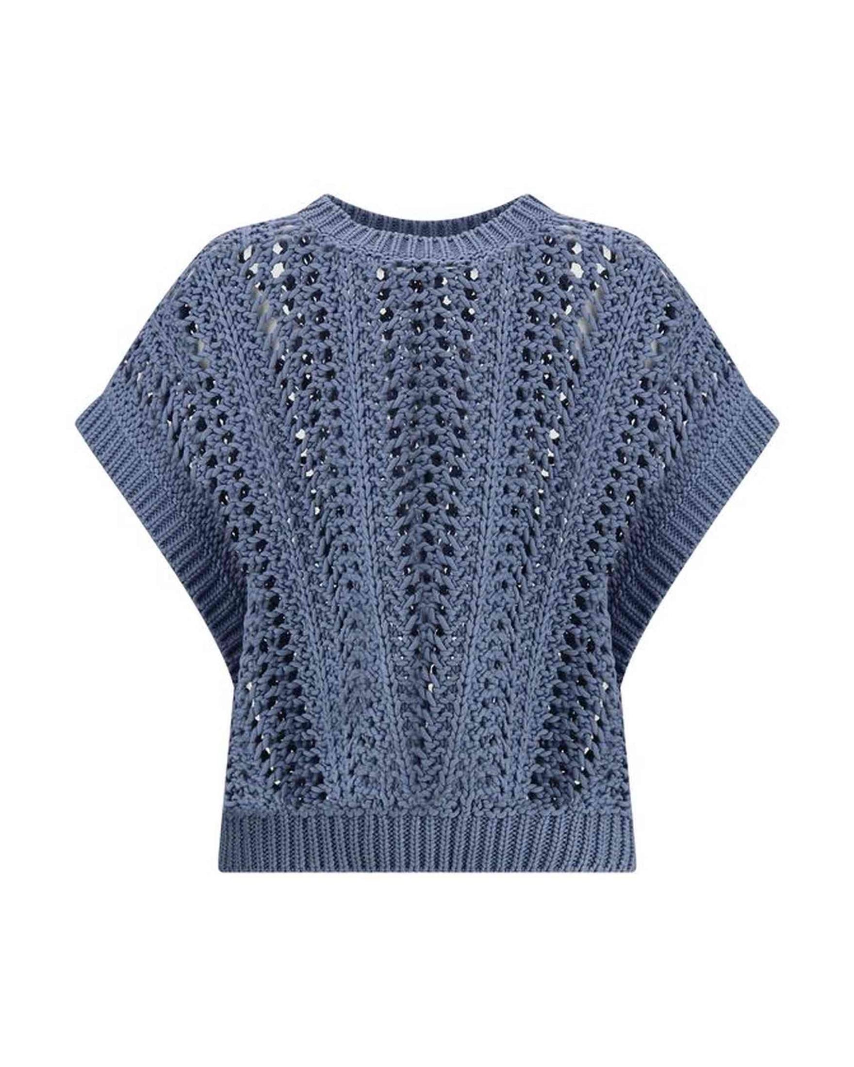 Brunello Cucinelli Lace Knit Vest Glam Steals