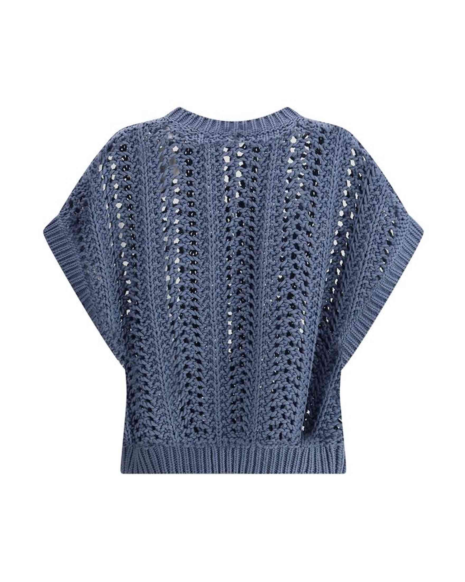 Brunello Cucinelli Lace Knit Vest Glam Steals