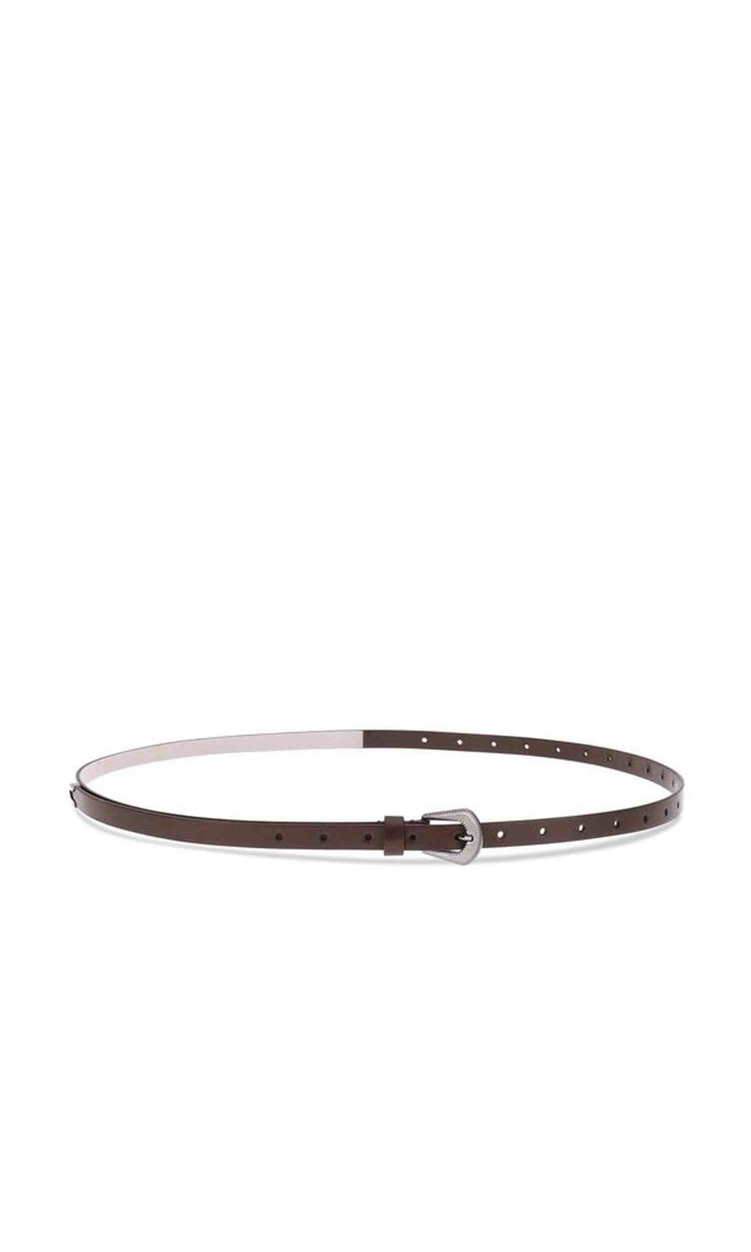 Brunello Cucinelli Leather Belt Glam Steals