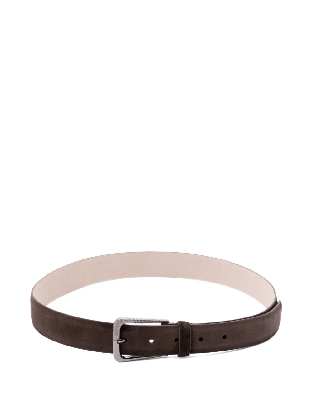 Brunello Cucinelli Leather Belt Glam Steals