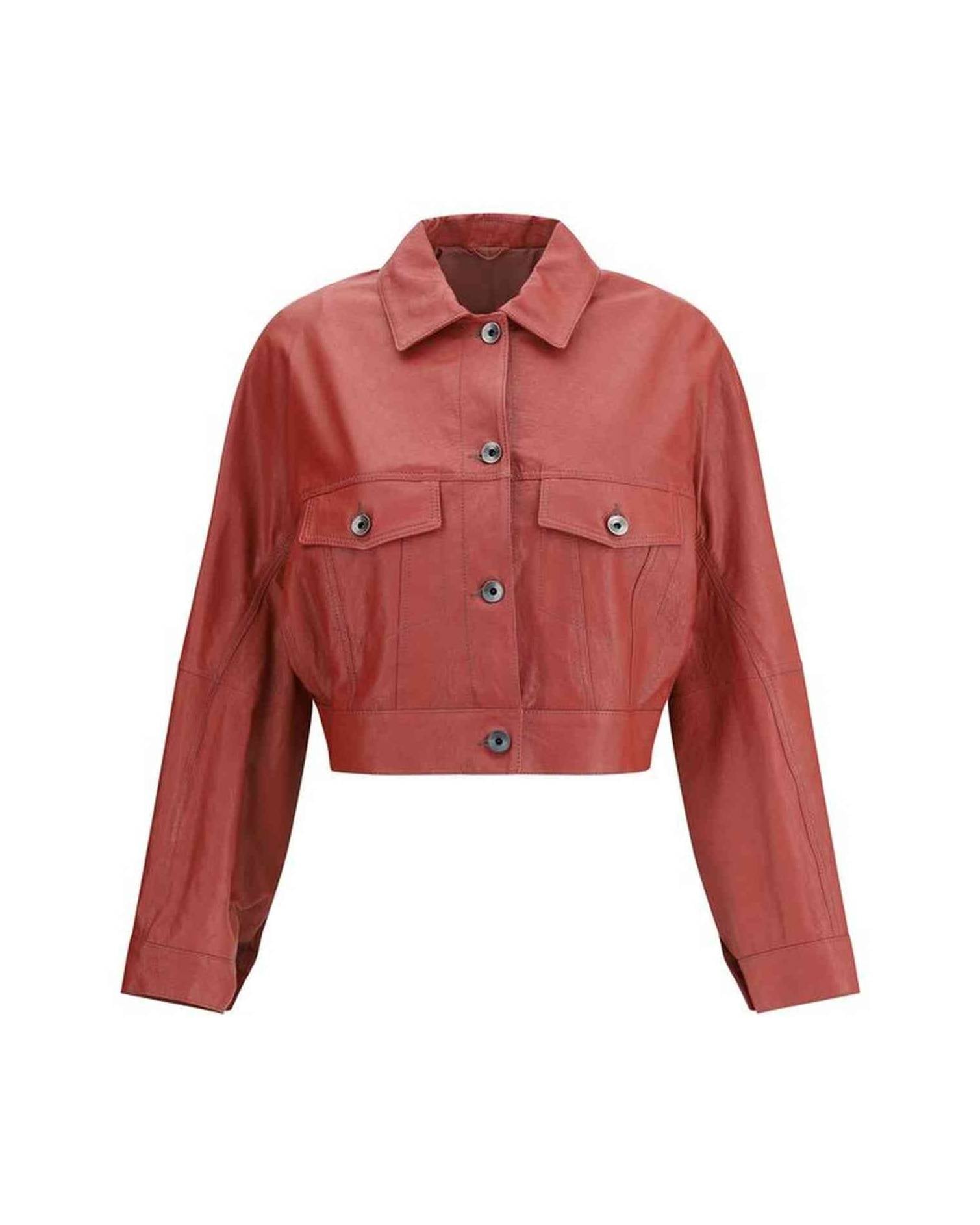 Brunello Cucinelli Leather Jacket Glam Steals