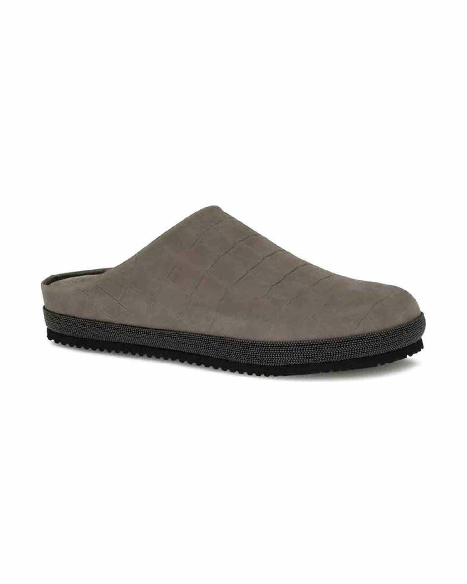 Brunello Cucinelli Leather Sabots Glam Steals