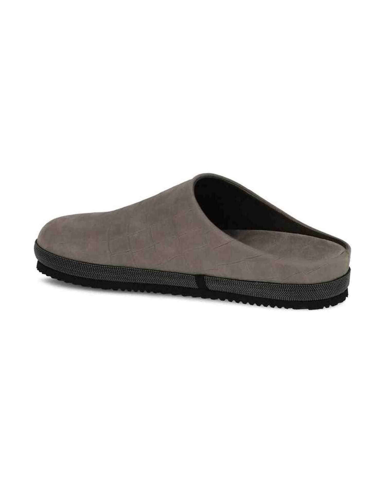 Brunello Cucinelli Leather Sabots Glam Steals