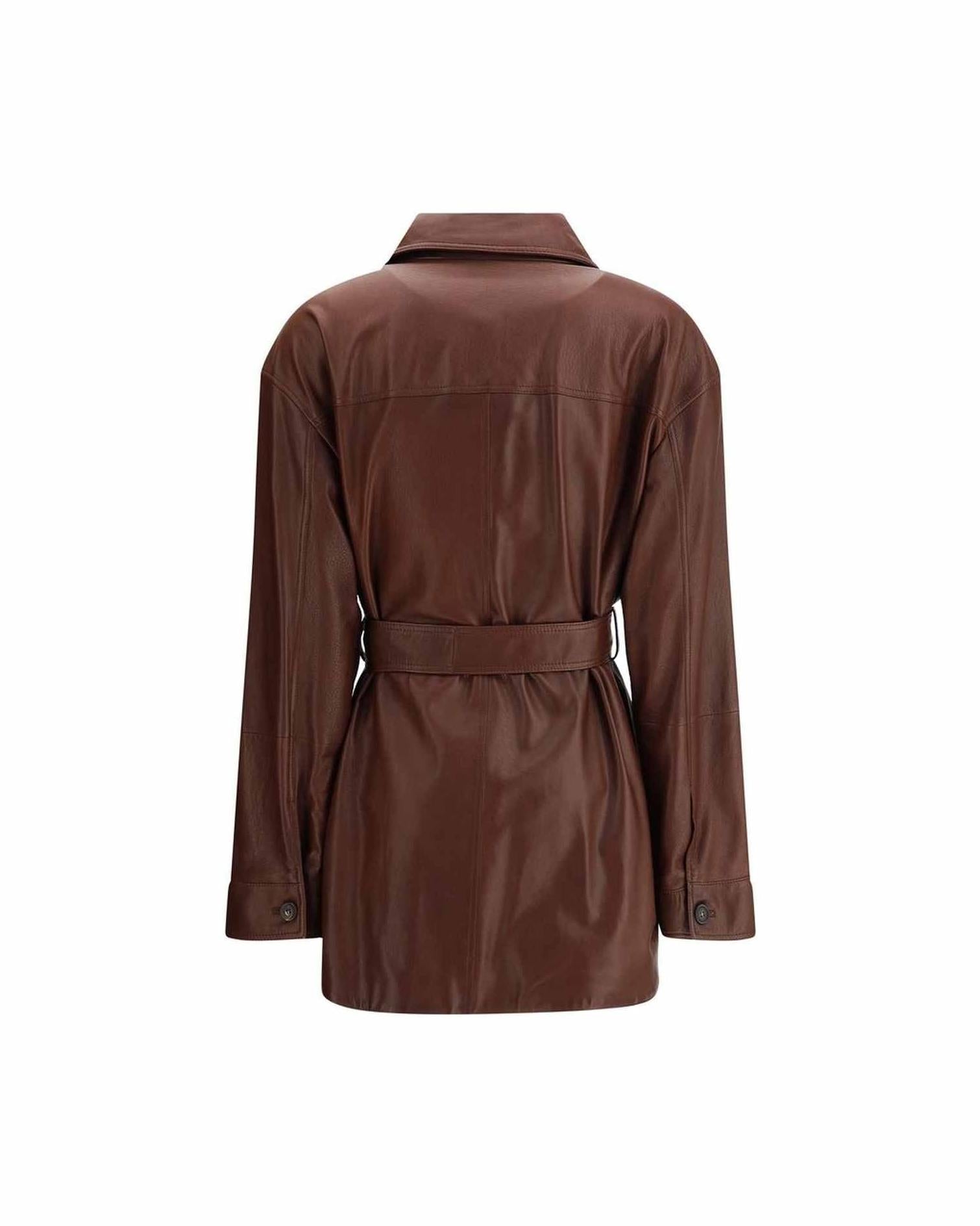 Brunello Cucinelli Leather Saharan Jacket Glam Steals