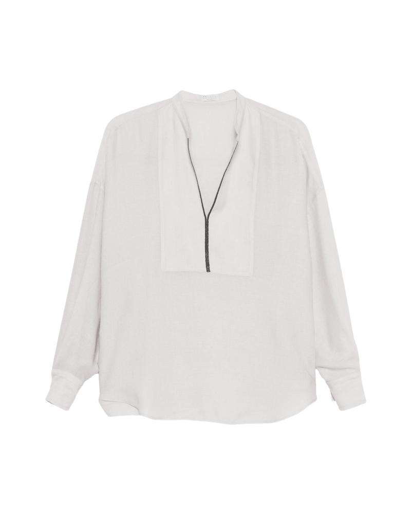 Brunello Cucinelli Grey Light Shirt Glam Steals