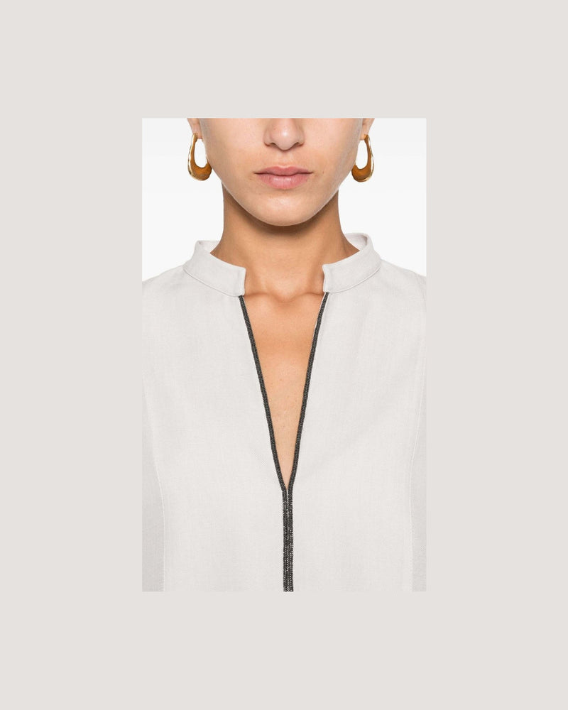 Brunello Cucinelli Light Grey Shirt Glam Steals