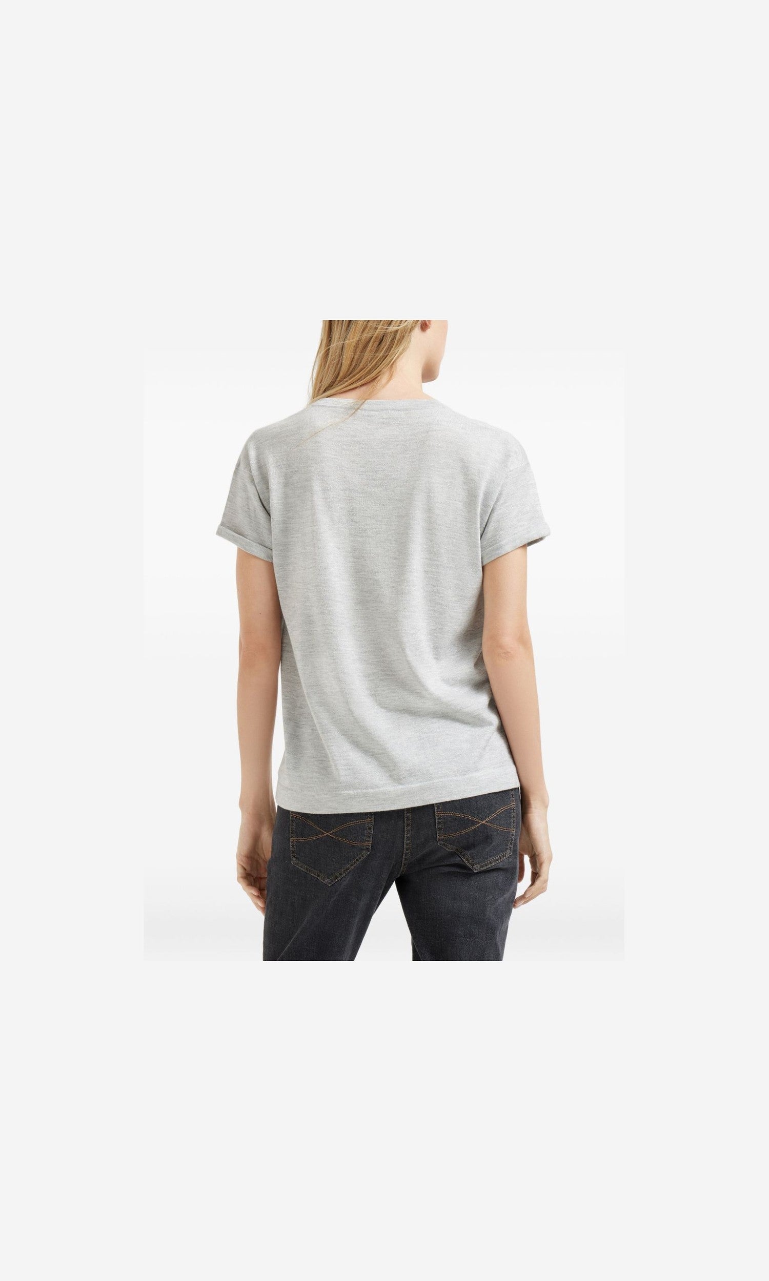 Brunello Cucinelli Light Grey T-shirt and Polo Glam Steals