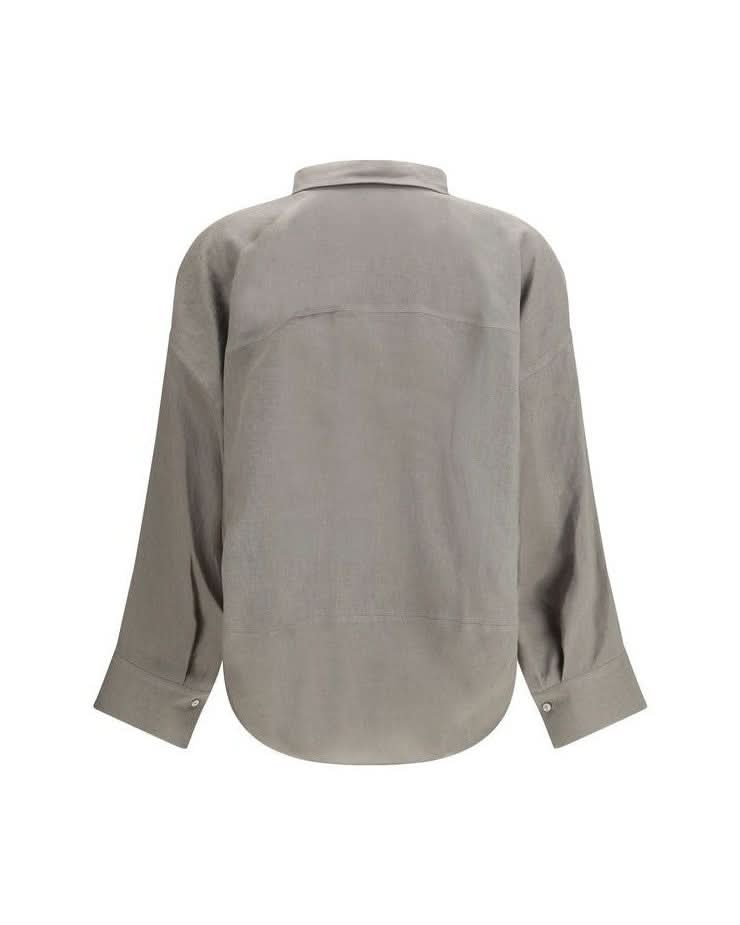Brunello Cucinelli Linen Blouse Glam Steals