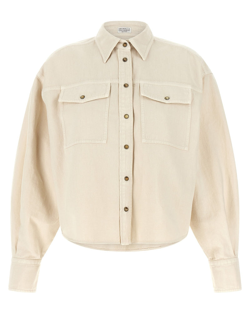 Brunello Cucinelli Linen Cotton Shirt Glam Steals