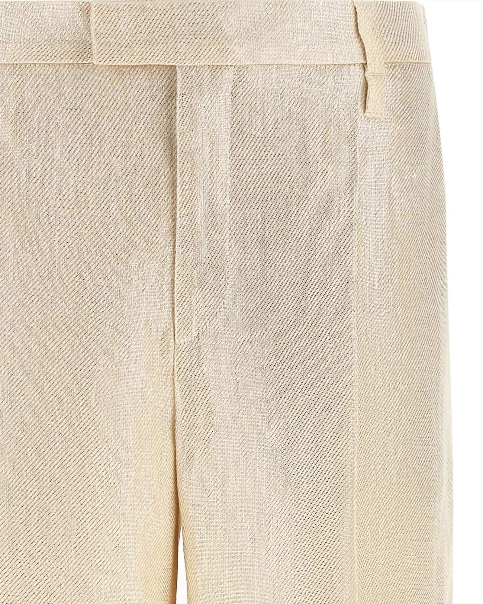 Brunello Cucinelli Linen Lamé Pant Glam Steals