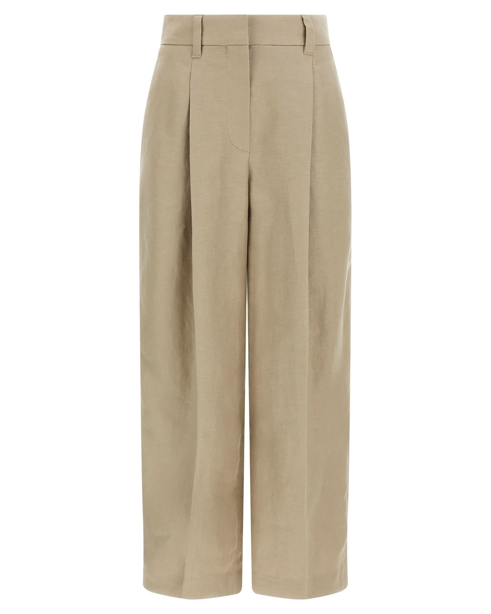 Brunello Cucinelli Linen Trouser Glam Steals