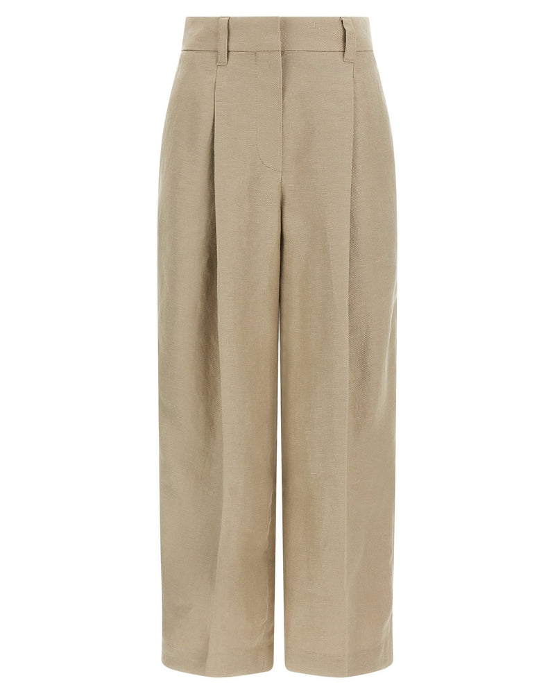 Brunello Cucinelli Linen Trouser Glam Steals