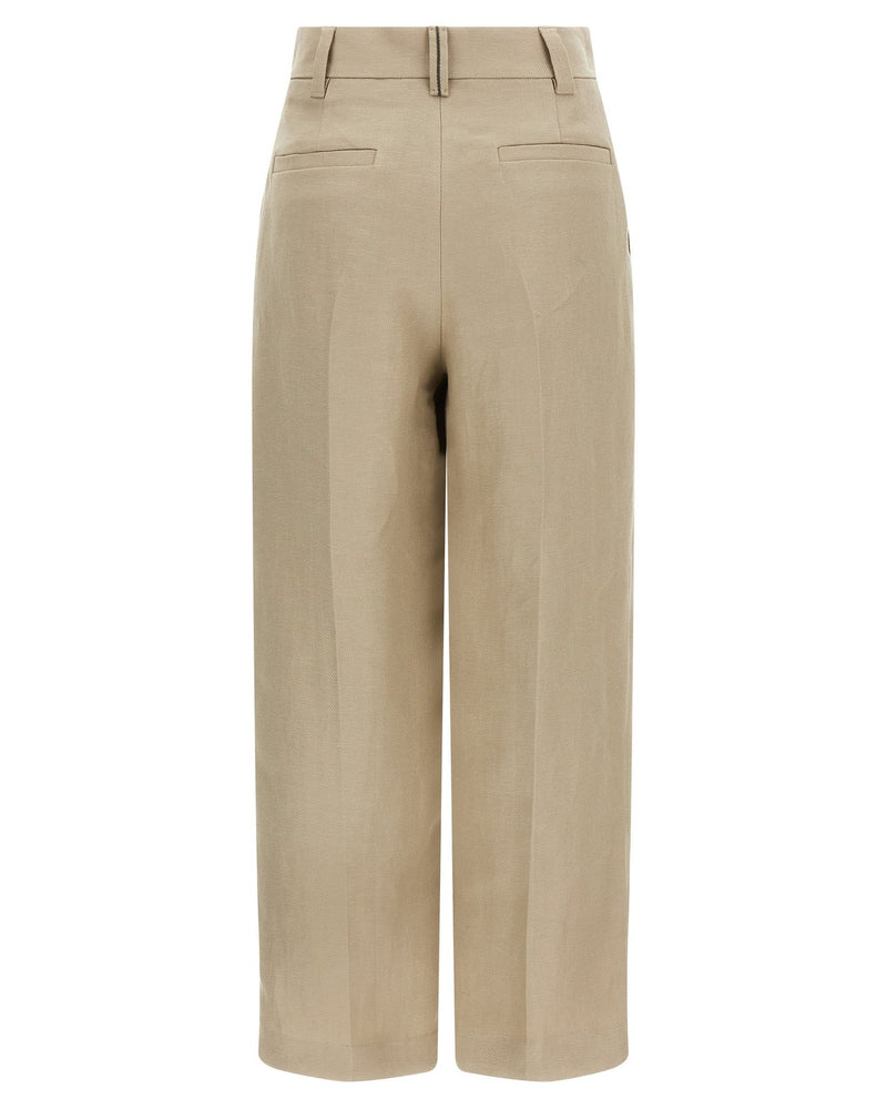 Brunello Cucinelli Linen Trouser Glam Steals