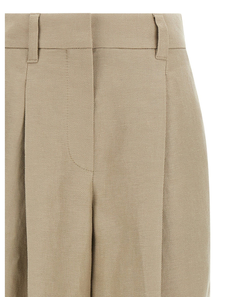 Brunello Cucinelli Linen Trouser Glam Steals