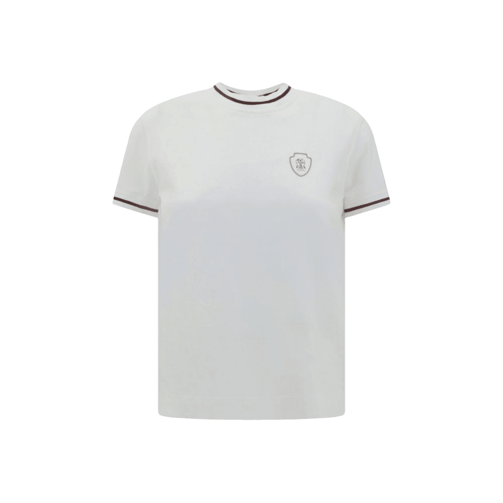 Brunello Cucinelli Logoed T-Shirt Glam Steals