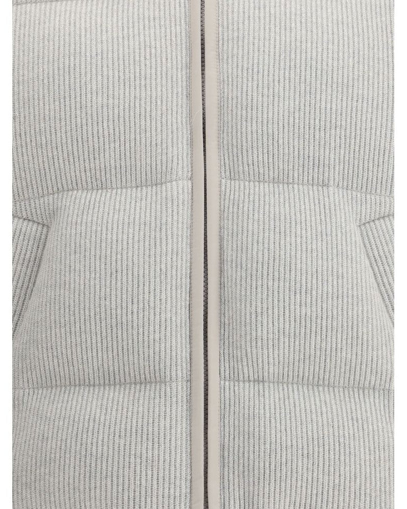 Brunello Cucinelli Lurex Down Jacket Glam Steals