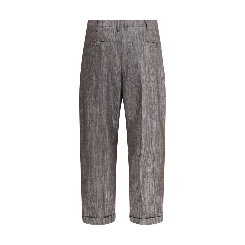Brunello Cucinelli Lurex Effect Pants Glam Steals
