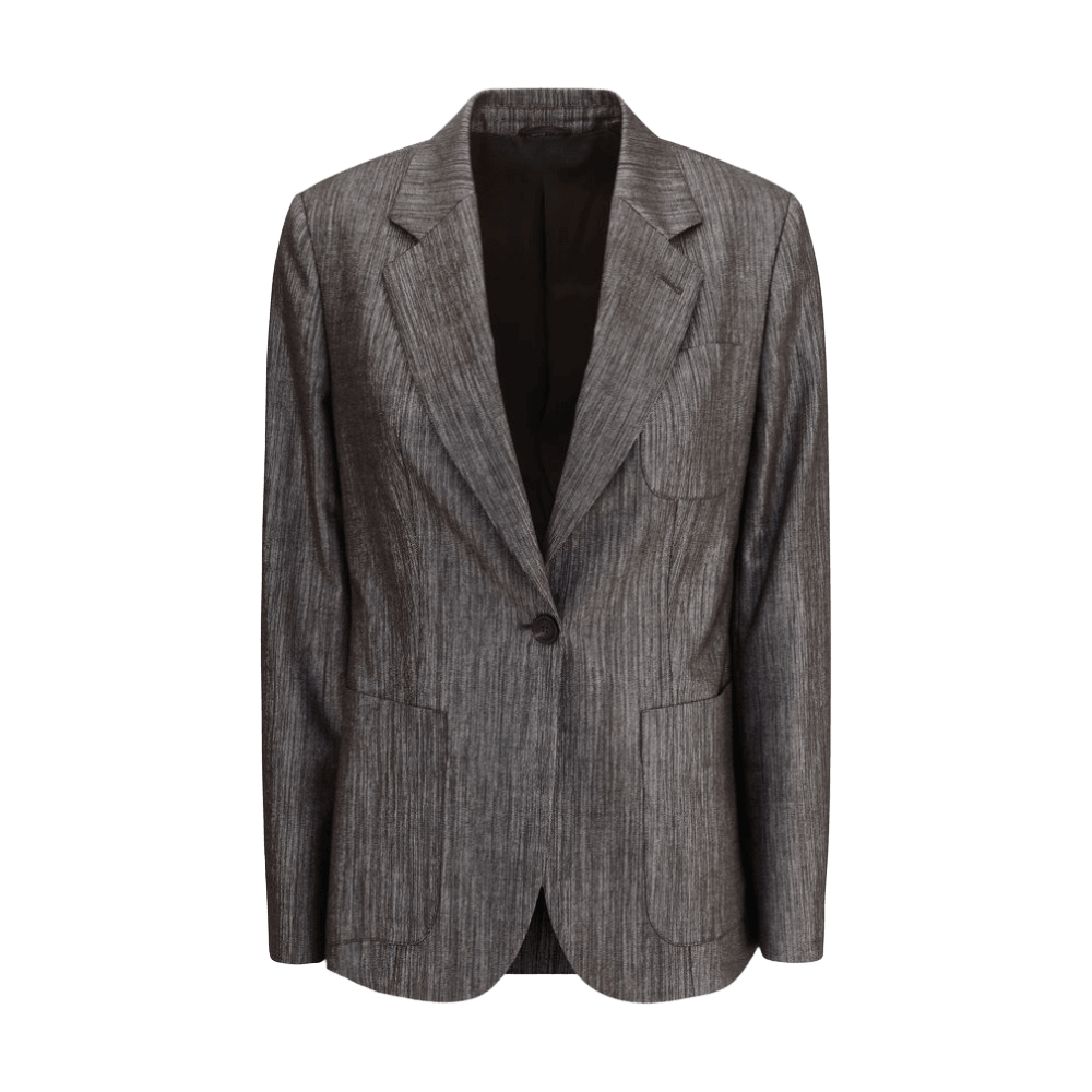 Brunello Cucinelli Lurex Fabric Blazer Glam Steals