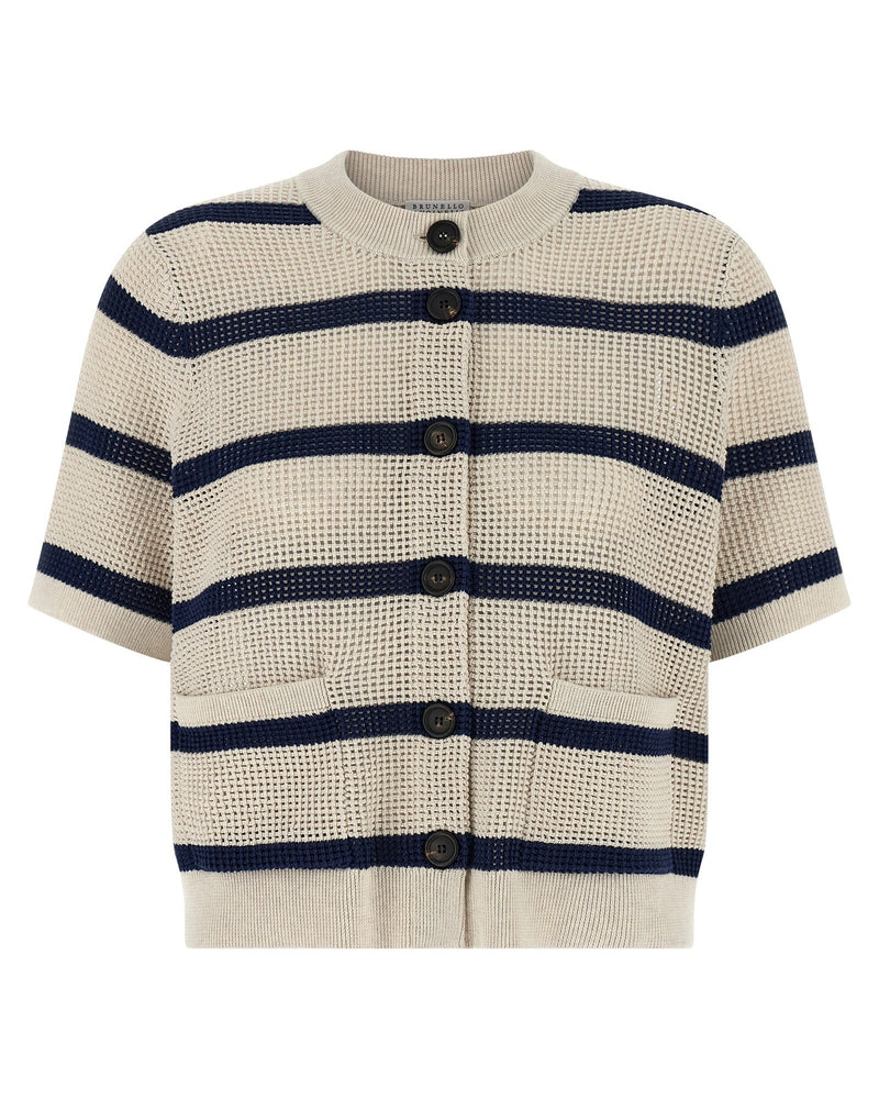 Brunello Cucinelli Mesh Cardigan Glam Steals