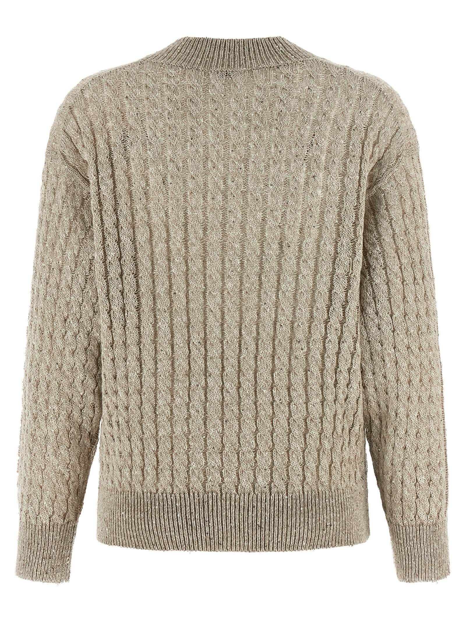 Brunello Cucinelli Micro Sequin Sweater Glam Steals