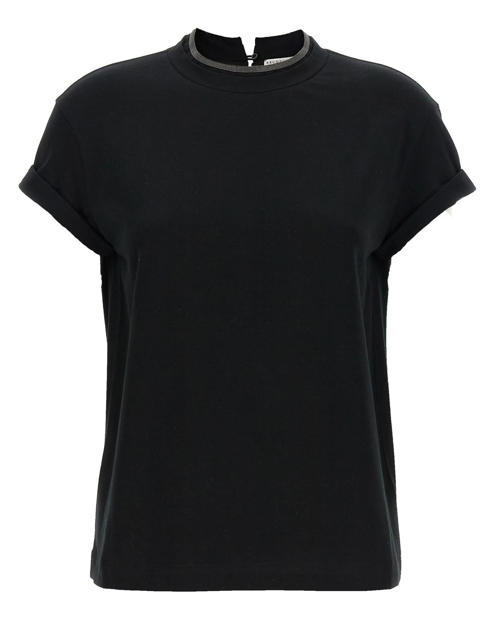 Brunello Cucinelli Monile Crew Neck T-shirt Glam Steals