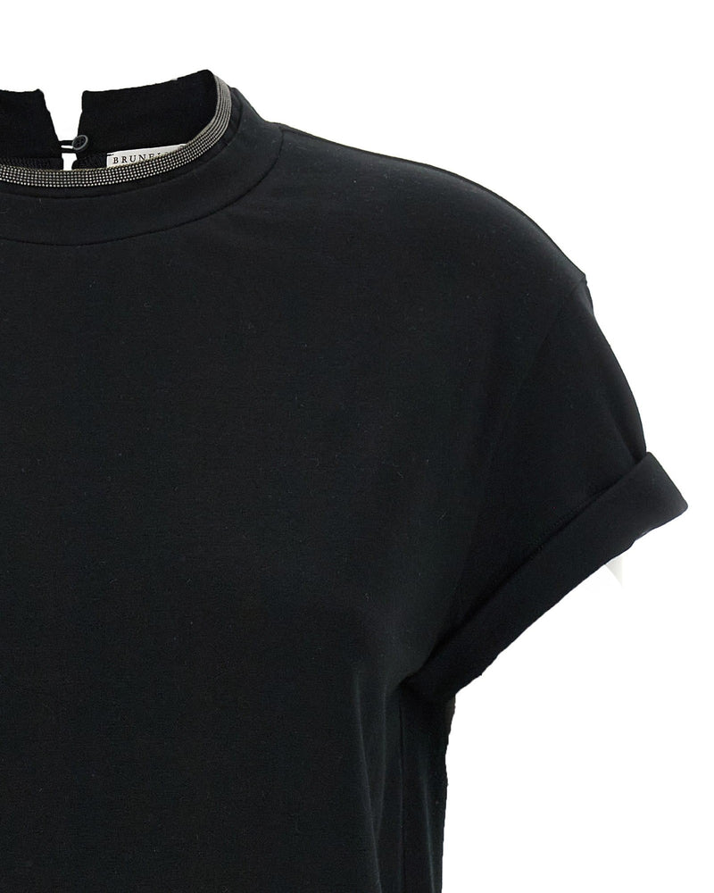 Brunello Cucinelli Monile Crew Neck T-shirt Glam Steals