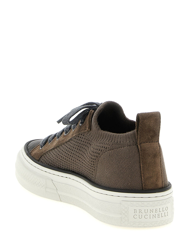 Brunello Cucinelli Monile Knit Sneakers Glam Steals