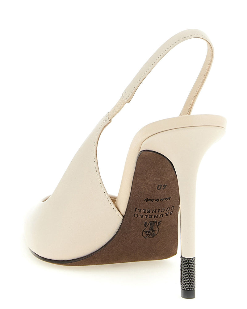Brunello Cucinelli Monile Slingbacks Glam Steals