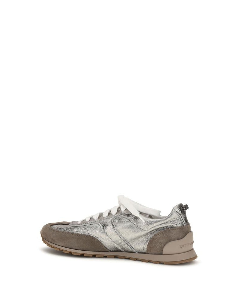 Brunello Cucinelli Multicolor Leather Calf Bos Taurus Athletic Sneakers Glam Steals