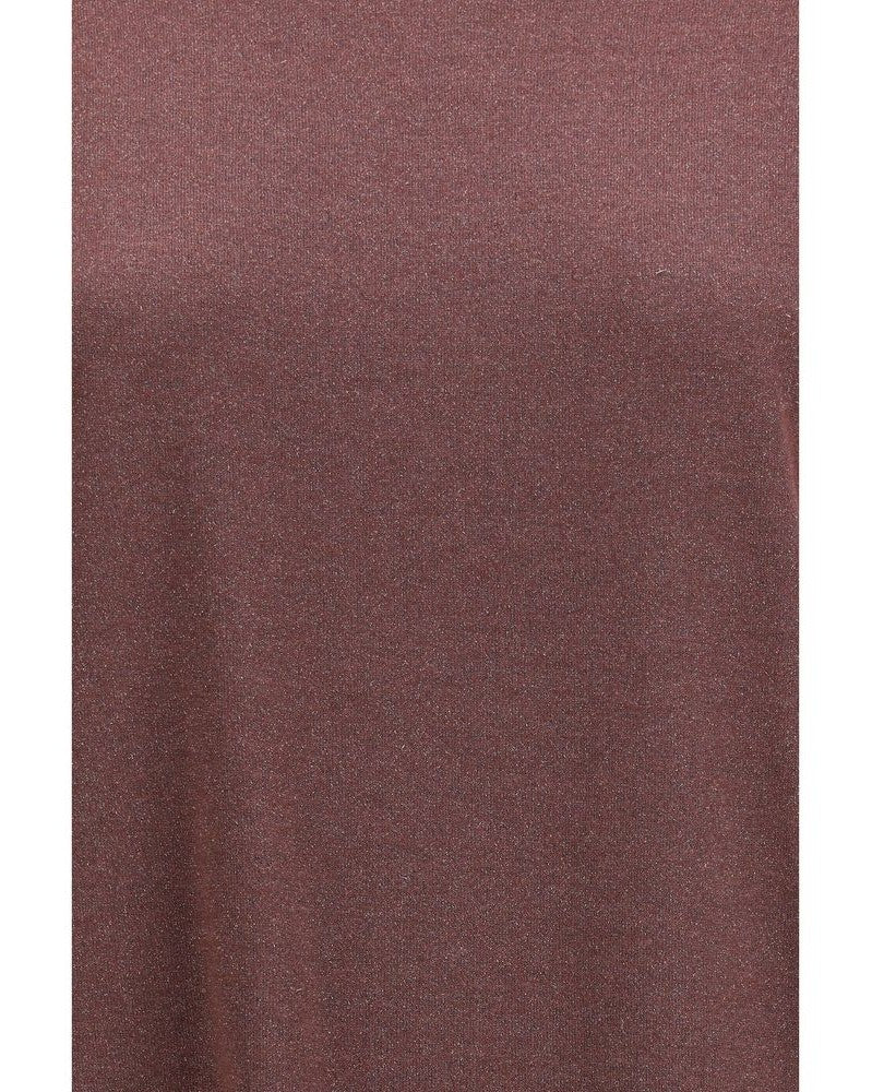 Brunello Cucinelli Nylon Bordeaux T-shirt Glam Steals