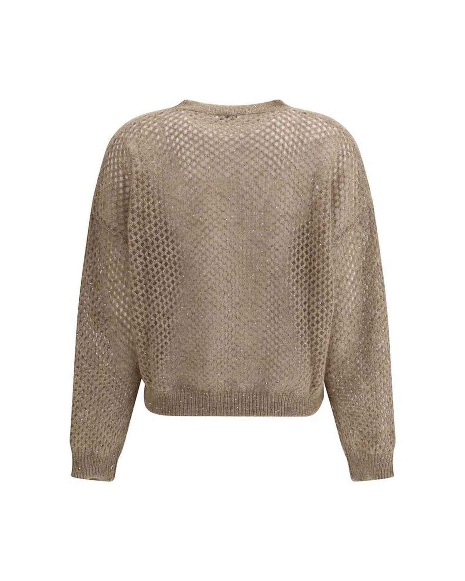 Brunello Cucinelli Perforated Sweater Glam Steals