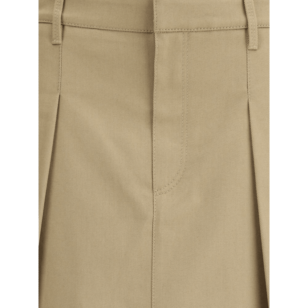 Brunello Cucinelli Pleated cotton short Skirt Glam Steals