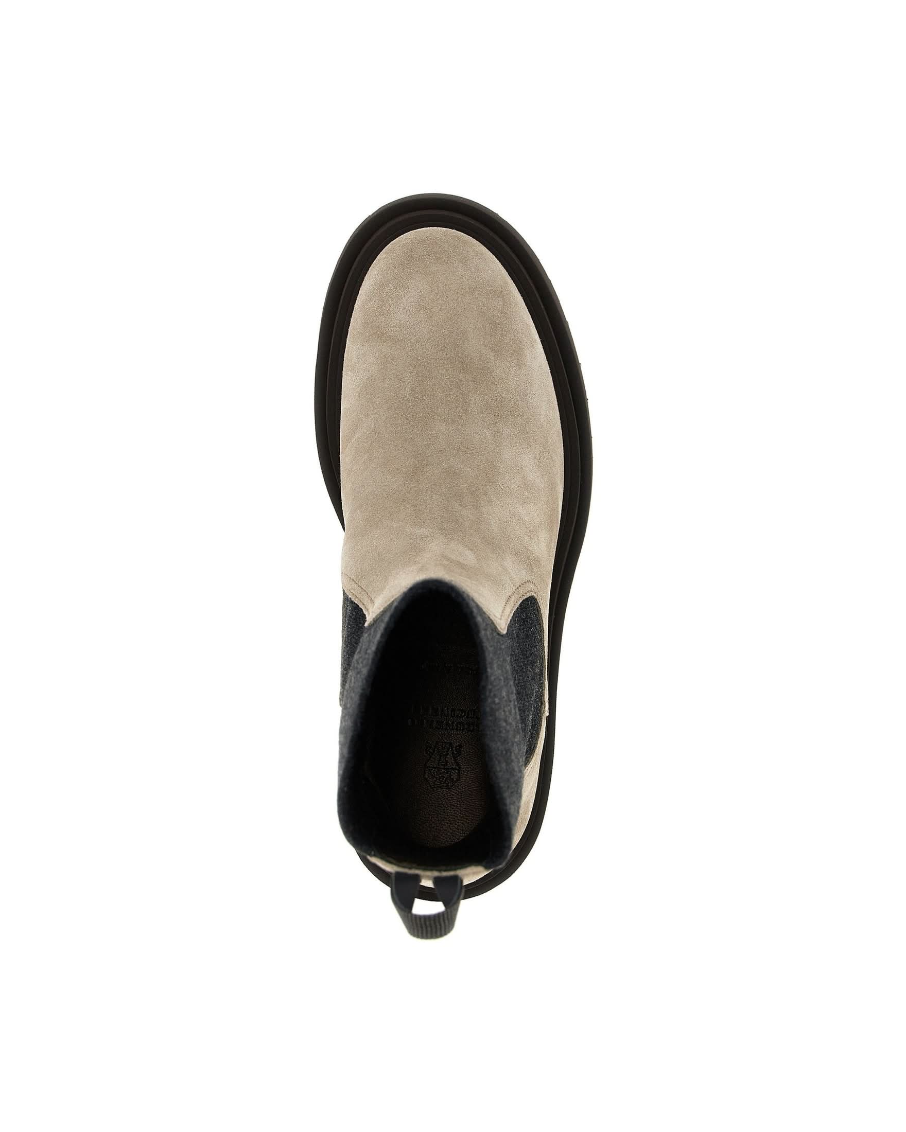 Brunello Cucinelli Precious Loop Detail Ankle Boots Boots
