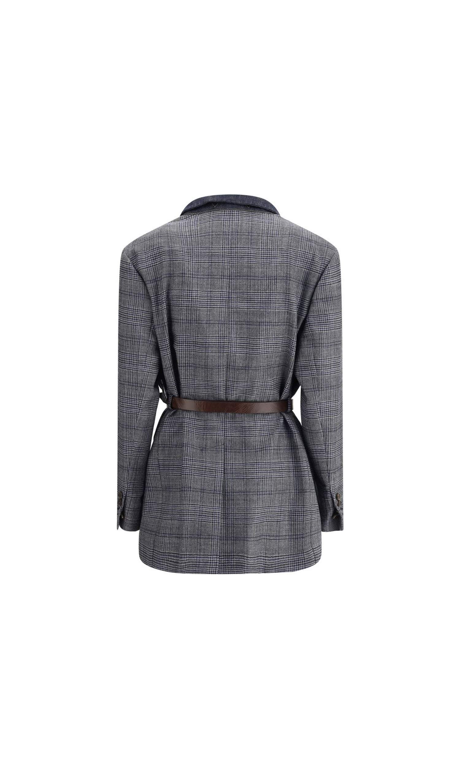 Brunello Cucinelli Prince Of Wales Pattern Blazer Glam Steals